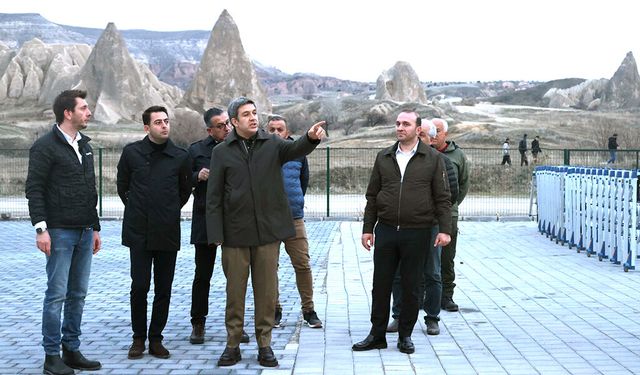 Kapadokya Alan Başkanı Aslanbay’dan Festival Alanında İnceleme