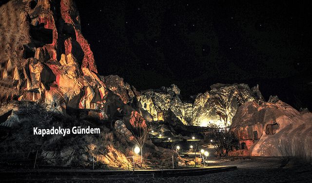 Göreme, Paşabağları, Zelve ve Erdemli Vadisi’nde aydınlatma çalışmaları sürüyor.
