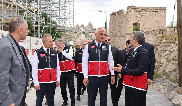 Kültür ve Turizm Bakanı Mehmet Nuri Ersoy’dan Kapadokya’da Yoğun Mesai.