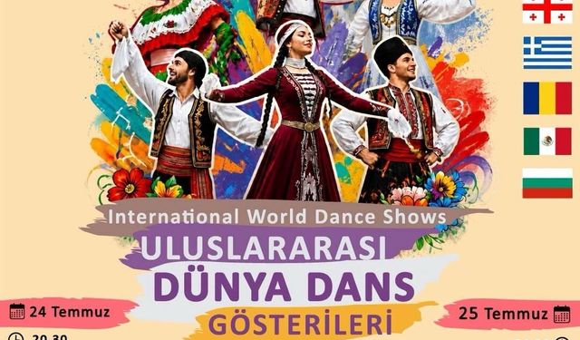 Ürgüp'te Uluslararası Dünya Dans Gösterileri Başlıyor.