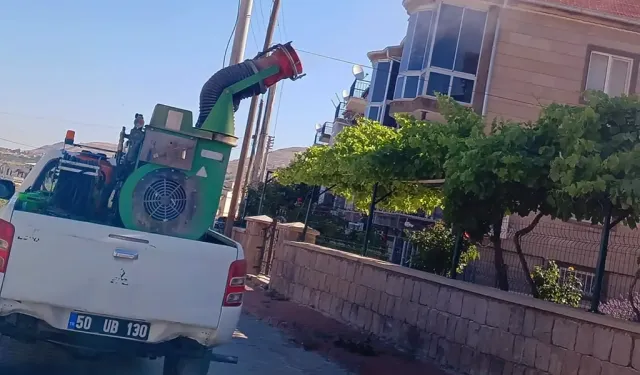 Ürgüp'te 18 Bölgede Eş Zamanlı ULV İlaçlama Çalışması.