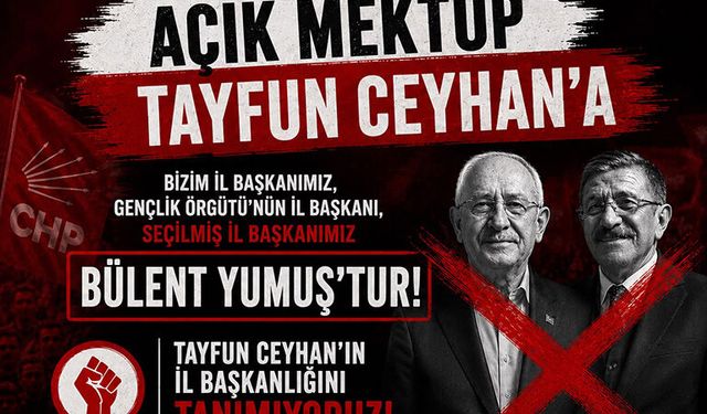 CHP Nevşehir Gençlik Kolları'ndan Tayfun Ceyhan Açıklaması: "İl Başkanlığı Sıfatını Tanımıyoruz"