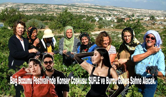 54. Uluslararası Ürgüp Bağ Bozumu Festivali’nde konser coşkusu.