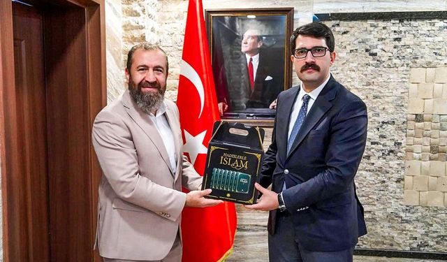Camiler ve Din Görevlileri Haftası münasebetiyle Kaymakam Coşkun'a Ziyaret.