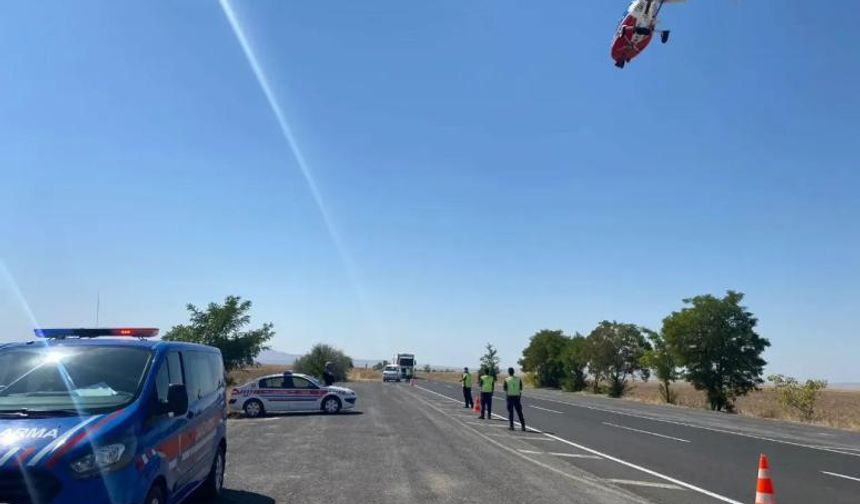 Havadan helikopterle denetim yapılıyor