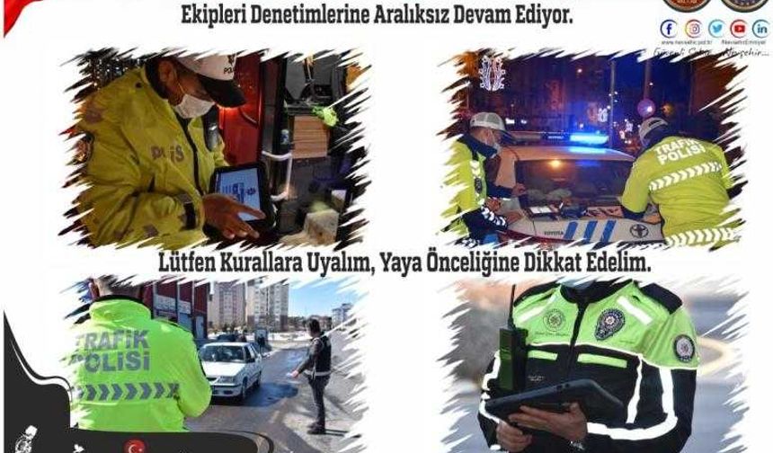 Trafik Tescil ve Denetleme Şube Müdürlüğümüz Ekipleri Denetimlerine Aralıksız Devam Ediyor.