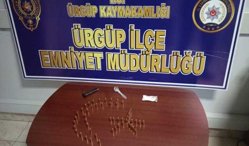 Ürgüp’te Kullanmak İçin Uyuşturucu Madde Bulundurmak Suçundan İşlem Başlatıldı