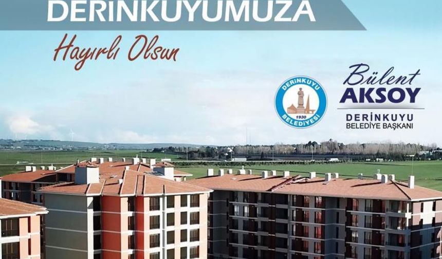 Derinkuyu'da TOKİ konutları için başvurular başladı 