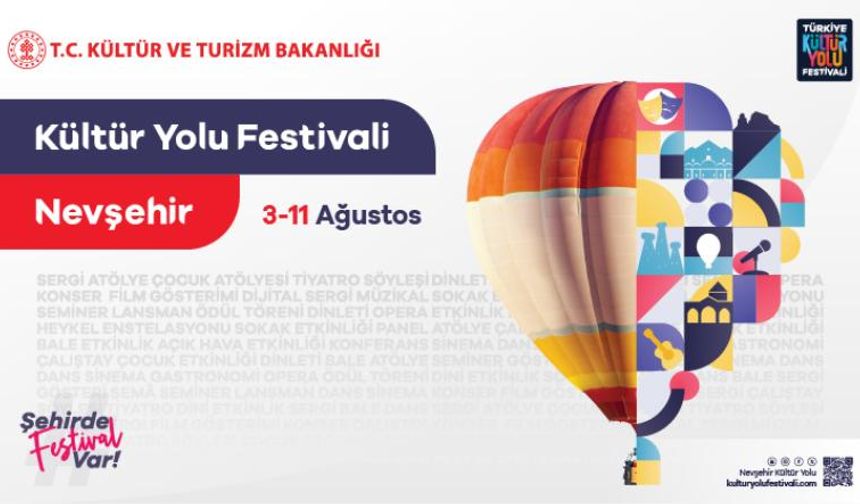  NEVŞEHİR KÜLTÜR YOLU FESTİVALİ BAŞLIYOR