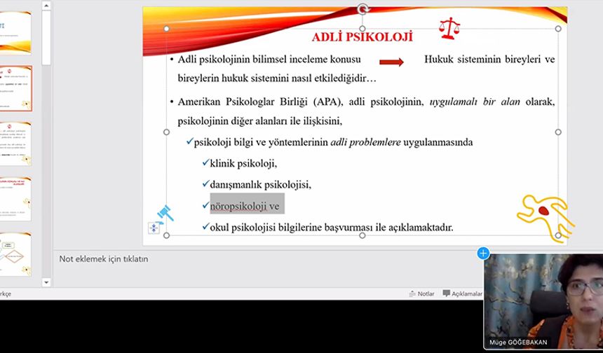 NEVÜ Psikoloji Kulübü’nden ‘Adli Psikoloji Semineri’