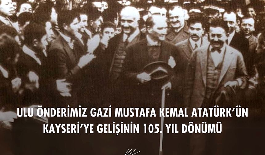 Atatürk’ün Kayseri’ye Gelişinin Yıldönümü Sebebiyle NNYÜ’de Etkinlik Düzenlendi