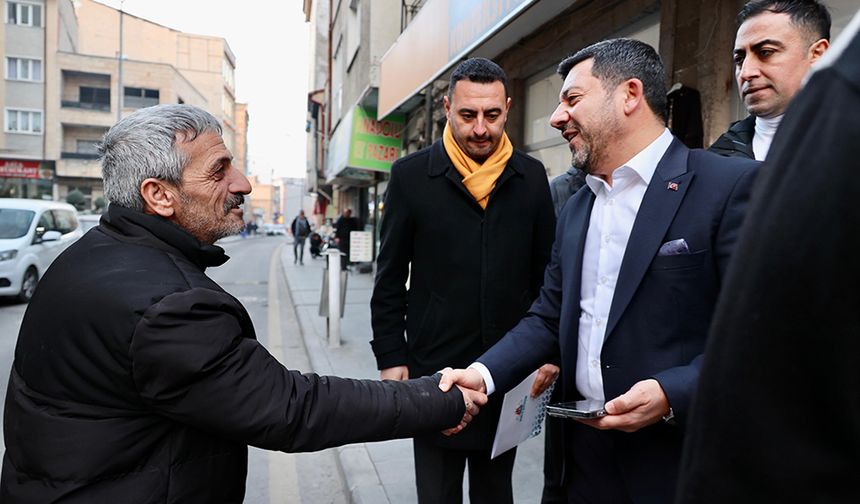 Belediye Başkanımız Arı’dan Nar Caddesi’nde Esnaf Ziyareti