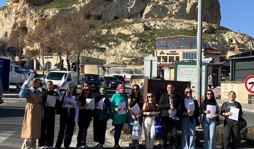 NEVÜ Sosyoloji Öğrencileri Ürgüp’te Saha Araştırması Yaptı