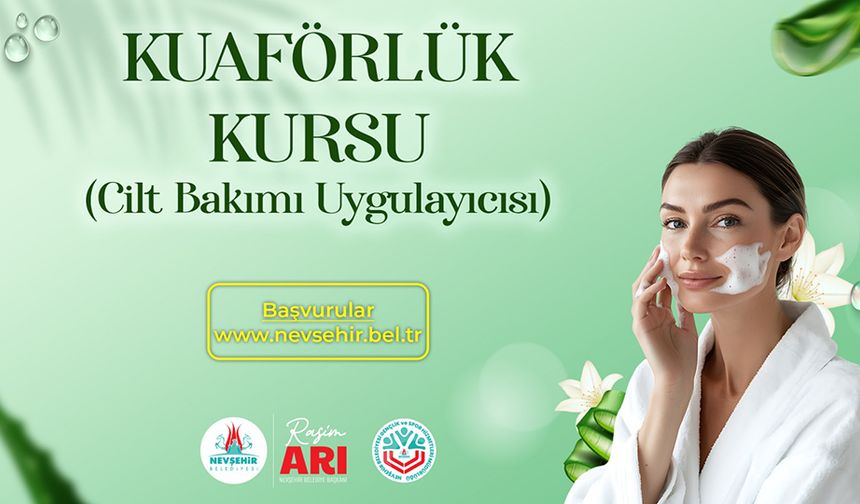 MEB Onaylı Kuaförlük Kursu (Cilt Bakımı Uygulayıcısı) Açılıyor