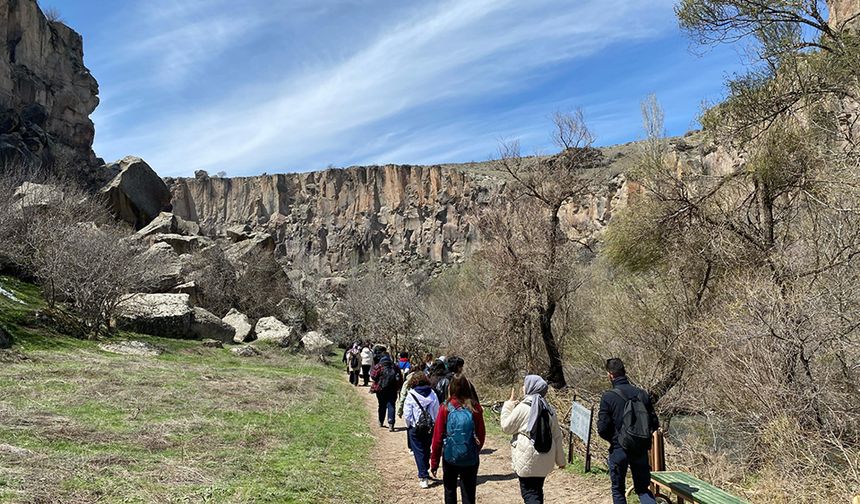 NEVÜ Dağcılık ve Doğa Sporları Kulübü'nden "Ihlara Vadisi Bahar Treking Etkinliği"