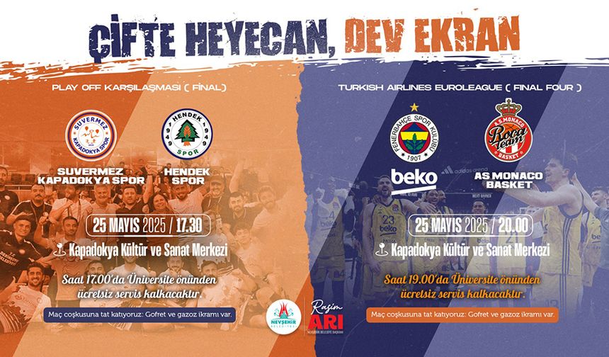 ÇİFTE HEYECAN DEV EKRANDA