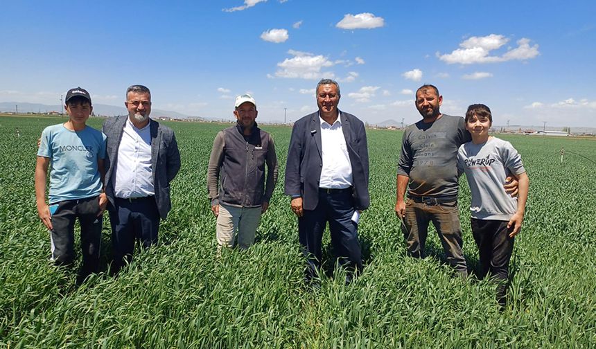 CHP Niğde Milletvekili Ömer Fethi Gürer, Niğde'de buğday üreticileri ile görüştü.