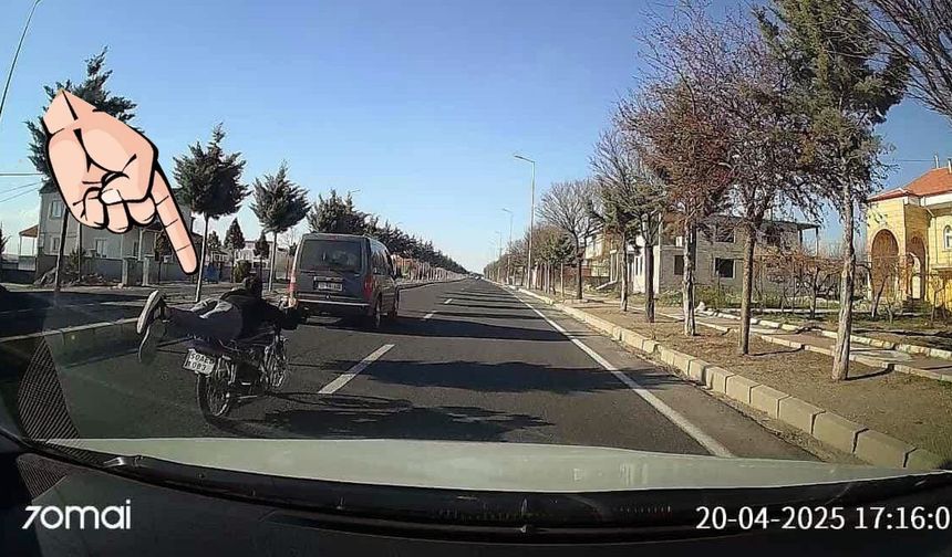 Motosiklet şovunun bedeli ağır oldu!