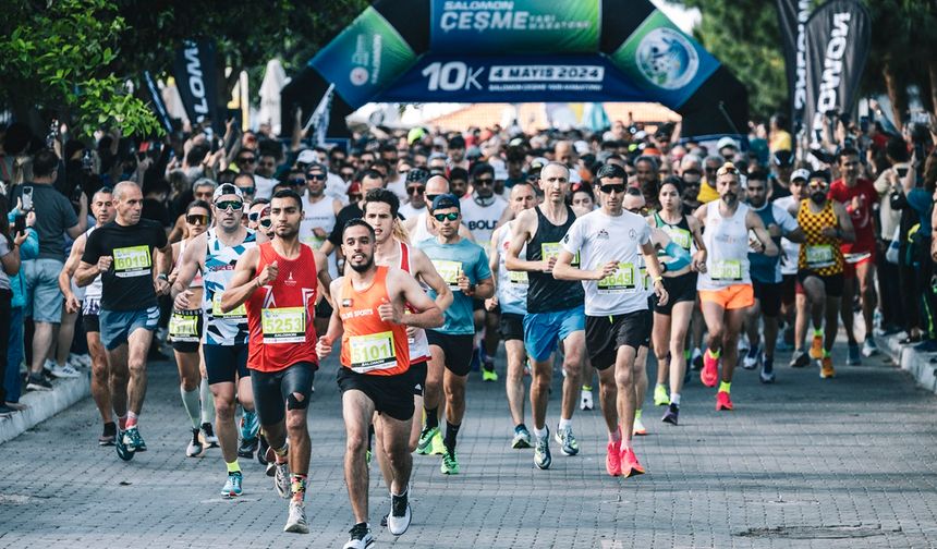 Salomon Çeşme Maratonu’na 29 ülkeden 2606 sporcu katılacak