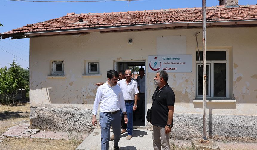 Aksalur atıl durumda bulunan mahallenin yapıları yerinde incelendi.