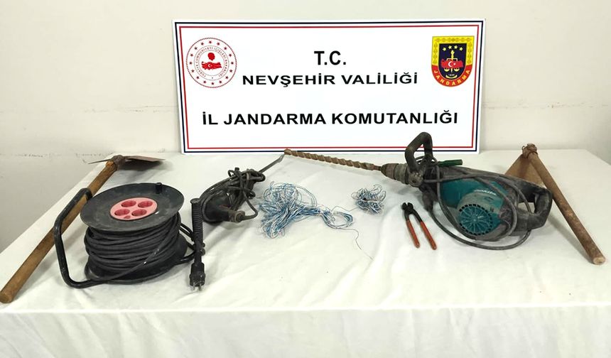Nevşehir’de İzinsiz Kazı ve EYP Operasyonu: 5 Gözaltı