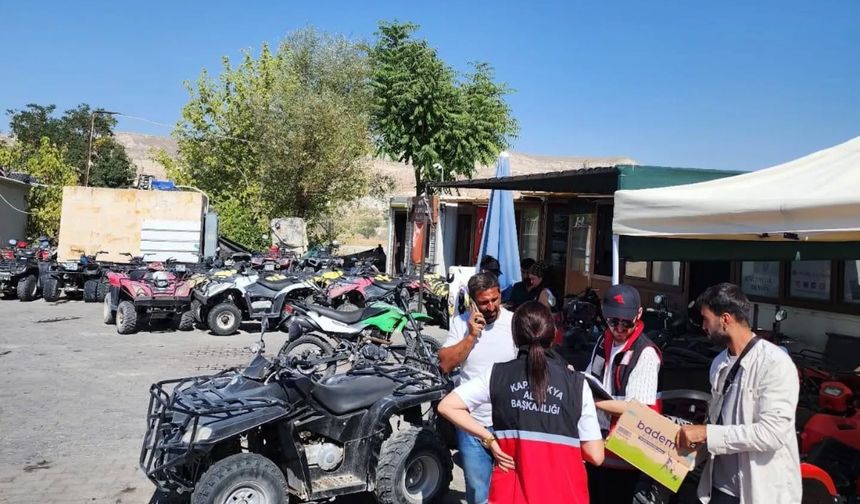 Kapadokya’da ATV Turlarına Yönelik Kapsamlı Denetim