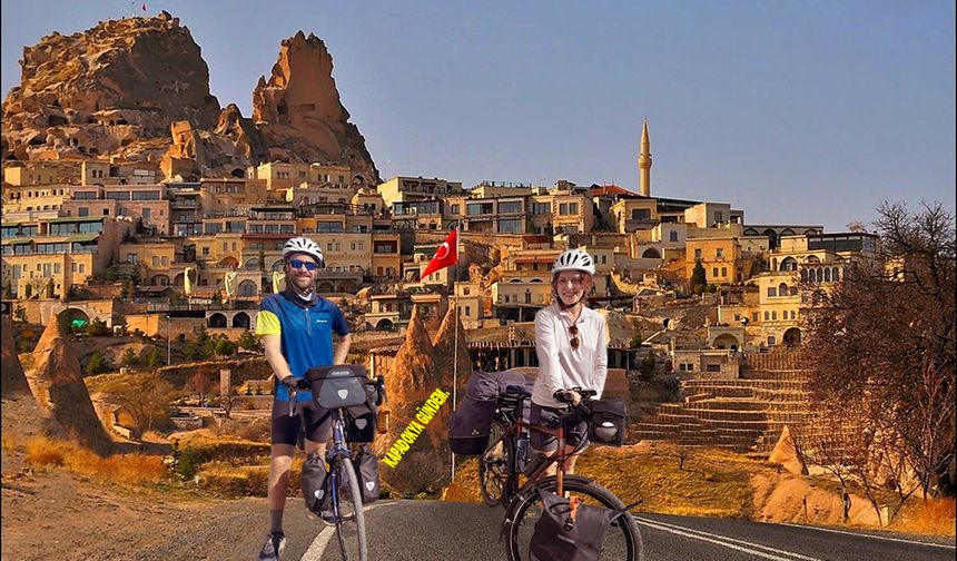“Alman Çift Kapadokya Yolunda”