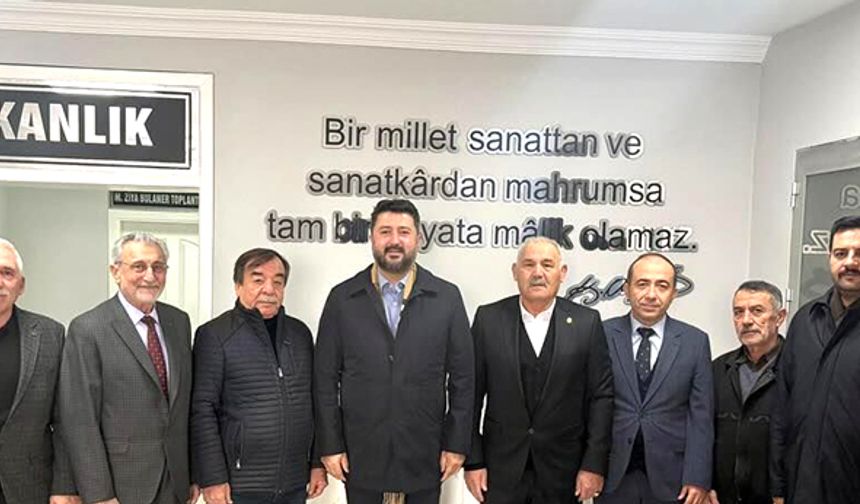 MİLLETVEKİLİ ÇALIŞKAN’DAN NEVESOB BAŞKANI PINARBAŞI’NA ZİYARET