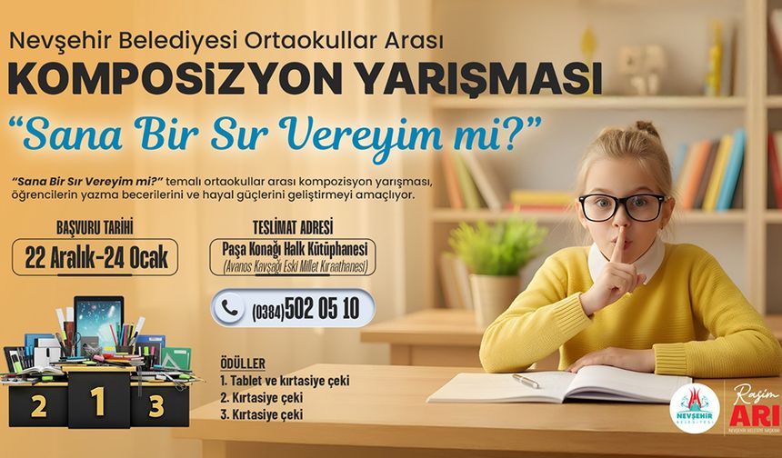 “Sana Bir Sır Vereyim mi?” Temalı Kompozisyon Yarışması