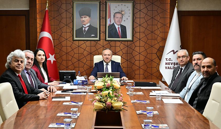 KAP-HİB Encümen Toplantısı Vali Ali Fidan başkanlığında yapıldı