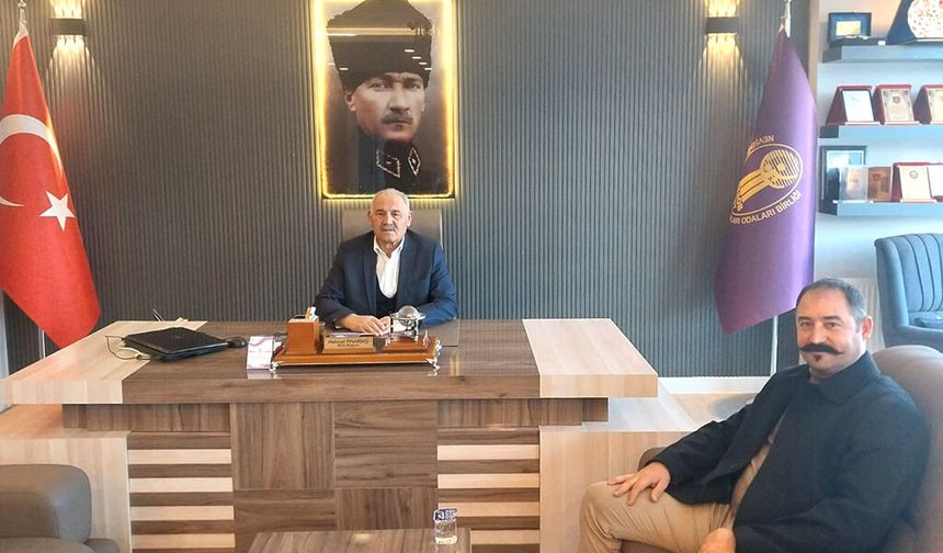 Ürgüp Esnaf Odası Başkan Adayı Osman Şenkaya’dan Birlik Başkanı Pınarbaşı’na Ziyaret
