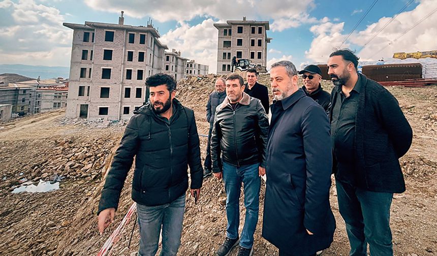 Ürgüp’te TOKİ Konutları Hızla Yükseliyor