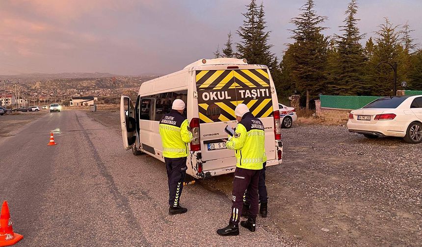Nevşehir’de Okul Servisleri Mercek Altında