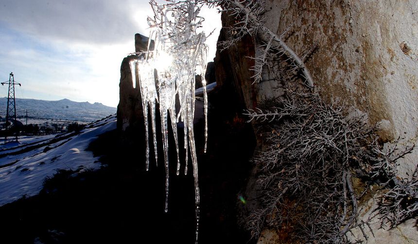 Nevşehir’de Termometreler Eksi 15’i Gösterecek.