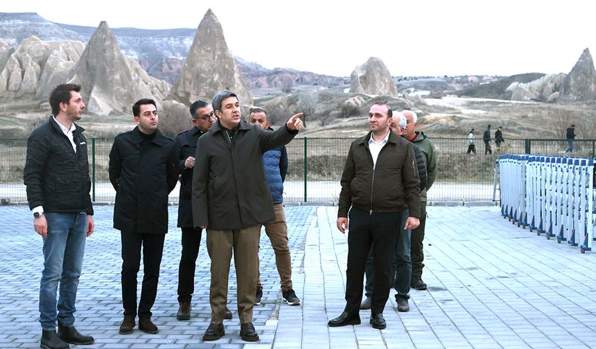 Kapadokya Alan Başkanı Aslanbay’dan Festival Alanında İnceleme