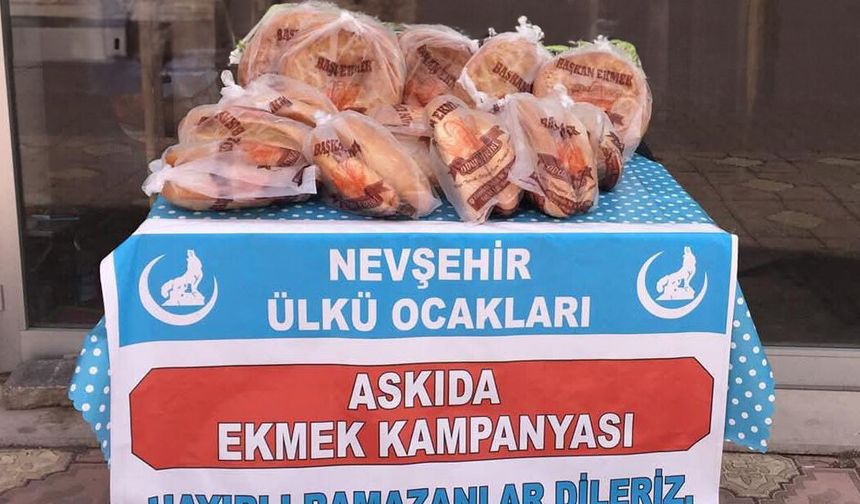 Ülkü Ocakları’ndan Askıda Ekmek Kampanyası