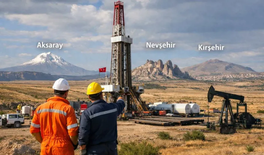 Nevşehir, Kırşehir ve Aksaray’da Petrol Arama Hamlesi: 7 Sondaj Kuyusu Açılacak.