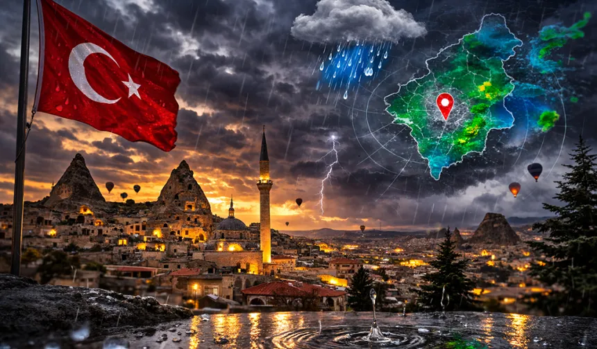 Nevşehir'de 4 gün boyunca yağış var!