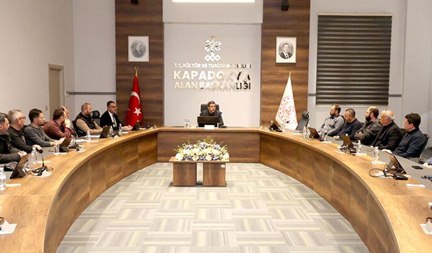Kapadokya Alan Başkanı cip safari turizm acente işletmecileriyle bir araya geldi.