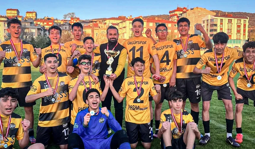 U15'de şampiyon Ürgüpspor oldu