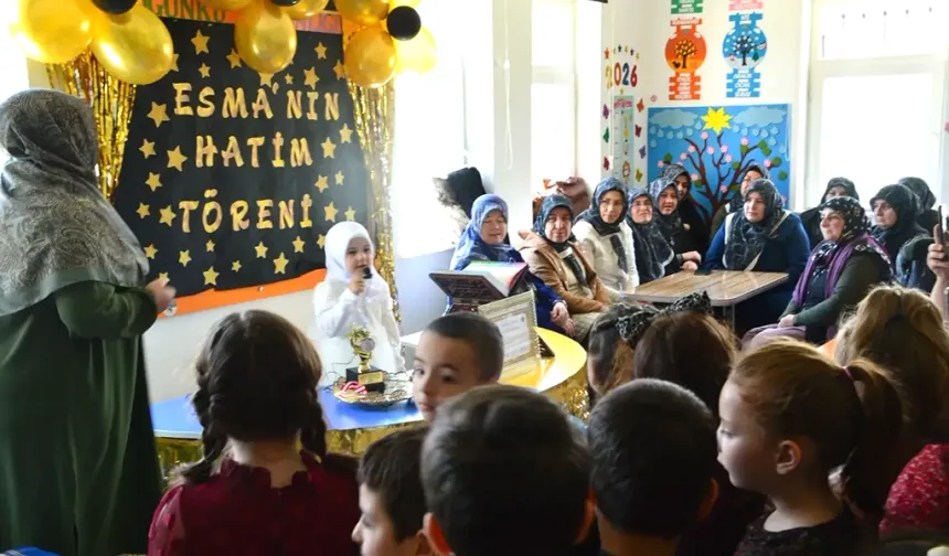 Ürgüp’te Duygulandıran Anlar: 4 Yaşındaki Öğrenci Hatim Tamamladı