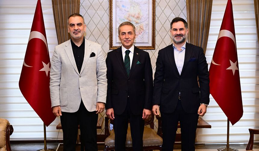 Mehmet Dinler ile Yakup Dinler, Hüseyin Kök’e hayırlı olsun ziyaretinde bulundu.
