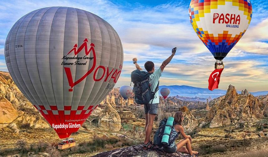 Kapadokya'yı İlk Altı Ayda 306 Bin 777 Kişi Gökyüzünden Seyretti.