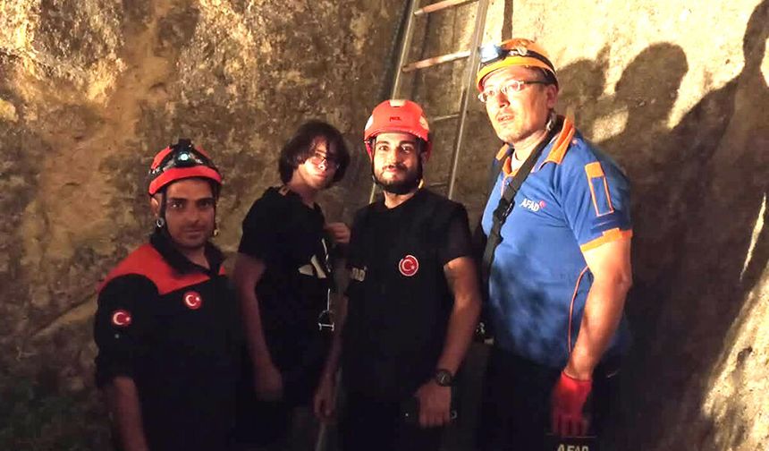 Yabancı Turistin imdadına AFAD ekiplerin başarılı operasyonunca kurtarıldı.