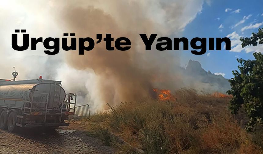 Ürgüp’te Peş Peşe Arazi Yangınları: Kırık Cam Şüphesi!