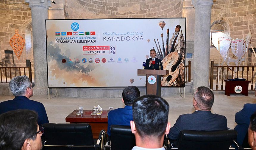 Uluslararası Türk Dünyası Ressamlar Buluşması Kapadokya’da Gerçekleştirildi.