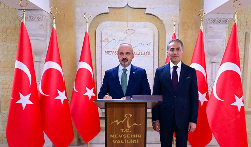 İçişleri Bakan Yardımcısı Bülent Turan'dan Nevşehir Valiliğine Ziyaret.