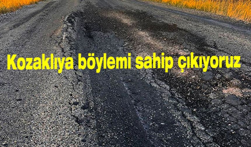 Sürücüler Tepkili: “Bu Yolları Kim Yapacak?”
