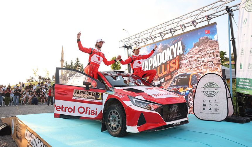 Kapadokya Rallisi Görkemli Kupa Töreniyle Tamamlandı.