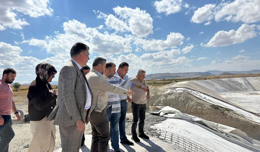 ÖZGÜN, SARIHIDIR POMPAJ SULAMASI YENİLEME ÇALIŞMALARINI YERİNDE İNCELEDİ.